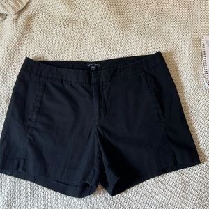 GAP Factory Black Cotton Shorts Women's Size 12
